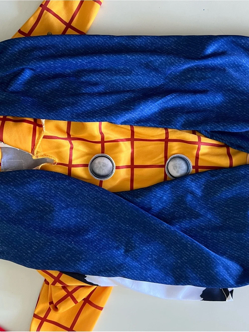 Disney Woody Cowboy Costume in Yellow, Blue, Brown - Picture 10 of 10